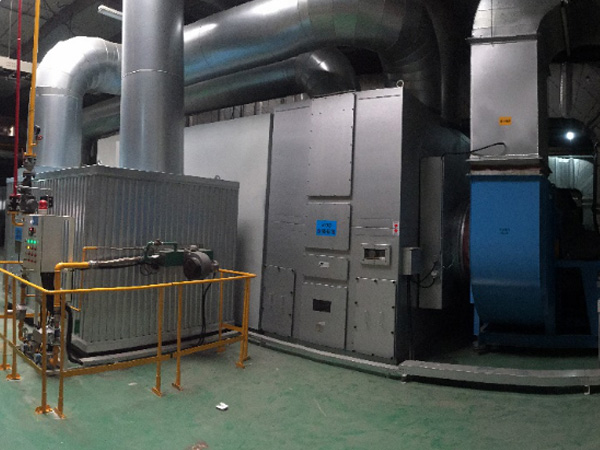 某汽车塑料件喷漆废气沸石转轮+RTO项目