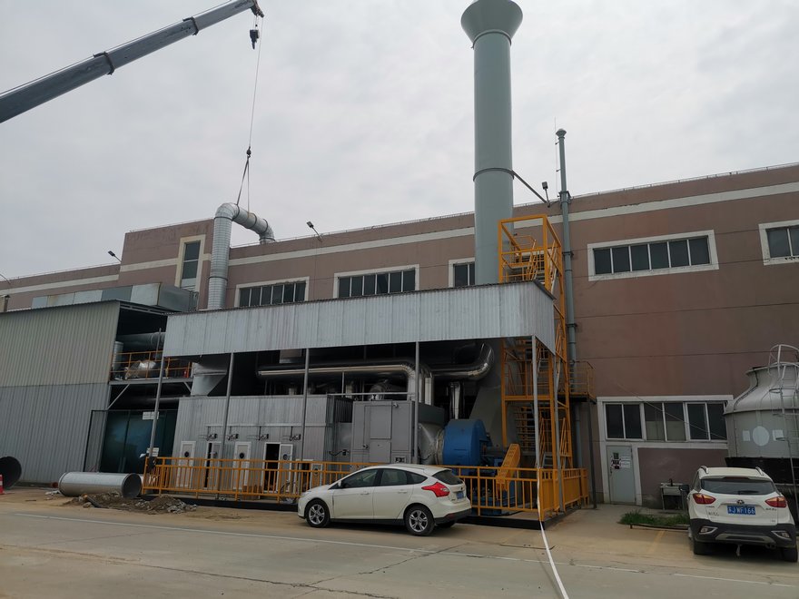 盐城某风电叶片欧美企业沸石转轮+催化燃烧项目